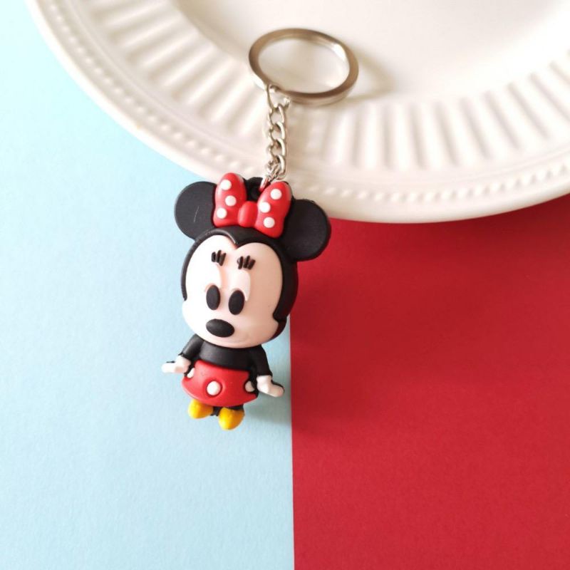 Gantungan Kunci Motif Disney Mickey Minie Donald Daisy - Ganci Aksesoris Souvenir import