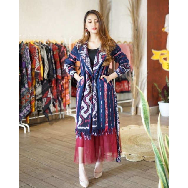 outer tenun dress kantor celana kulot baju lebaran baju kondangan