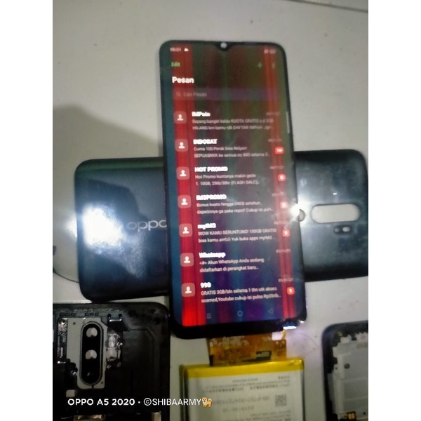 mesin oppo a5 2020/oppo a5 2020 minus lcd