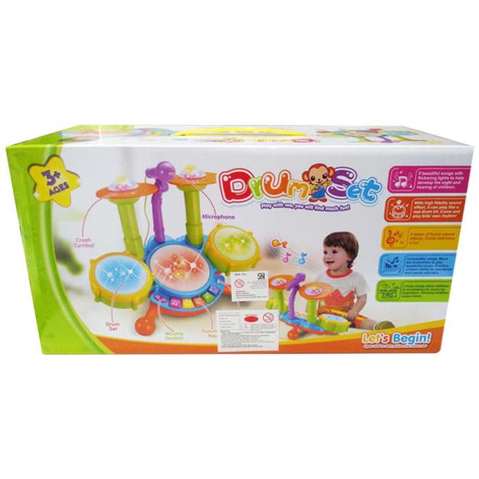 Mainan Drum Set Elektrik