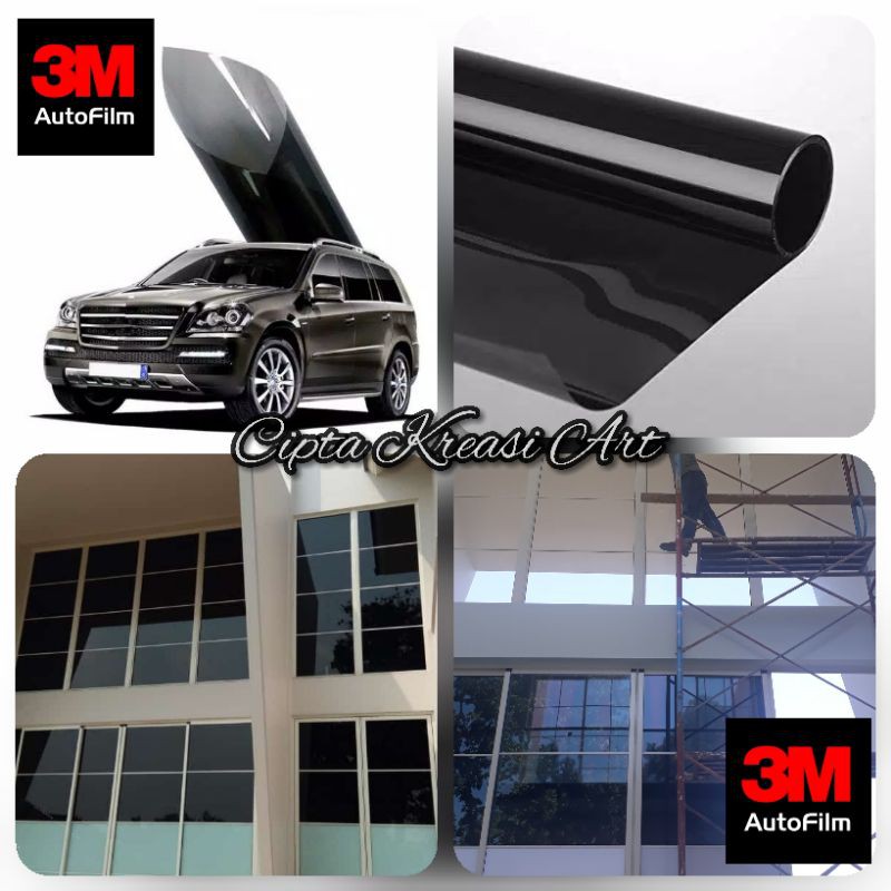 Kaca film 3M 40, 60, 80%/ sticker .kaca filem mobil /kaca filem kantor gedung /stiker jendela rumah