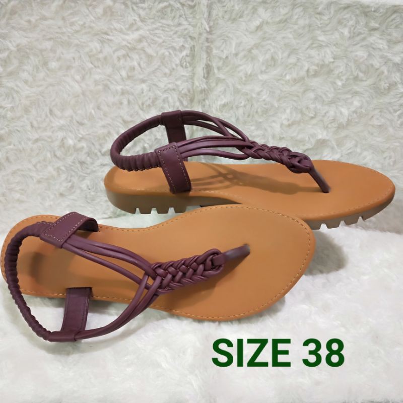 SANDAL KEPANG FLAT TALI LILIT