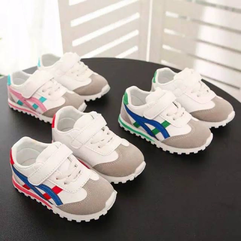 Sepatu Sneakers Anak Laki Laki Cowok Pria Cewek Wanita Perempuan Umur 1 2 3 4 5 6 7 Tahun Sekolah Import Murah Fashion