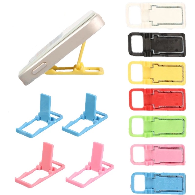 Bracket Lipat Mini Portable Universal Bahan Plastik Warna-Warni Untuk Smartphone