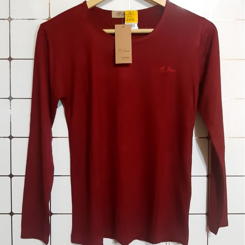 Kaos Polos Lengan Panjang JJ Jeans Ori Ramayana