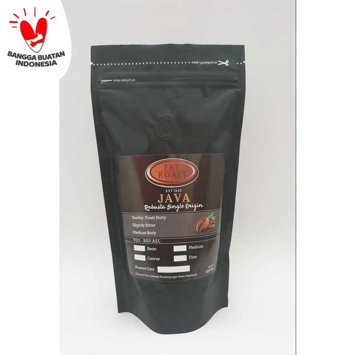 

t01thy Kopi Java Robusta 250 Gram (Biji/Bubuk) - Biji Ds20X11