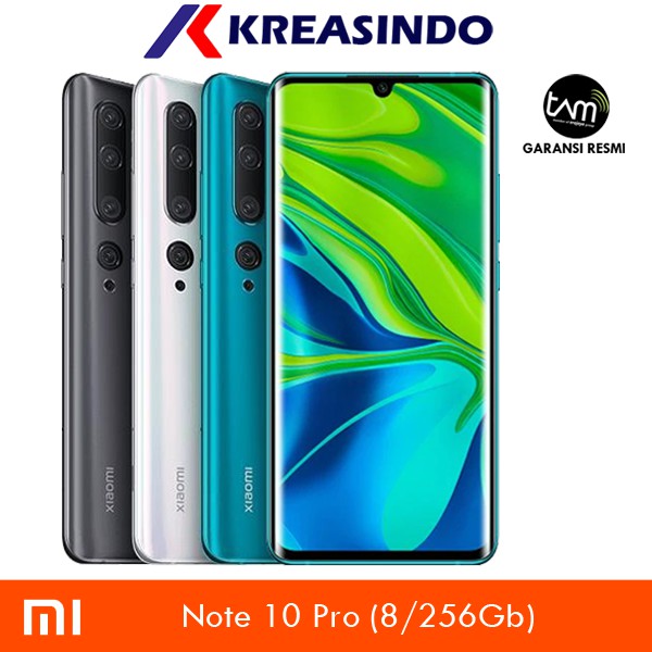 Xiaomi Mi Note 10 Pro 8/256 Ram 8gb Rom 256gb Garansi Resmi TAM