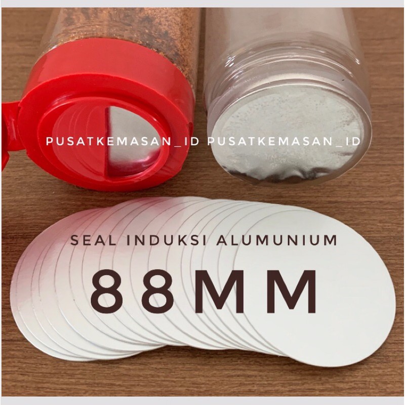 Seal Induksi 88mm Segel toples Alumunium Foil Toples Plastik PET