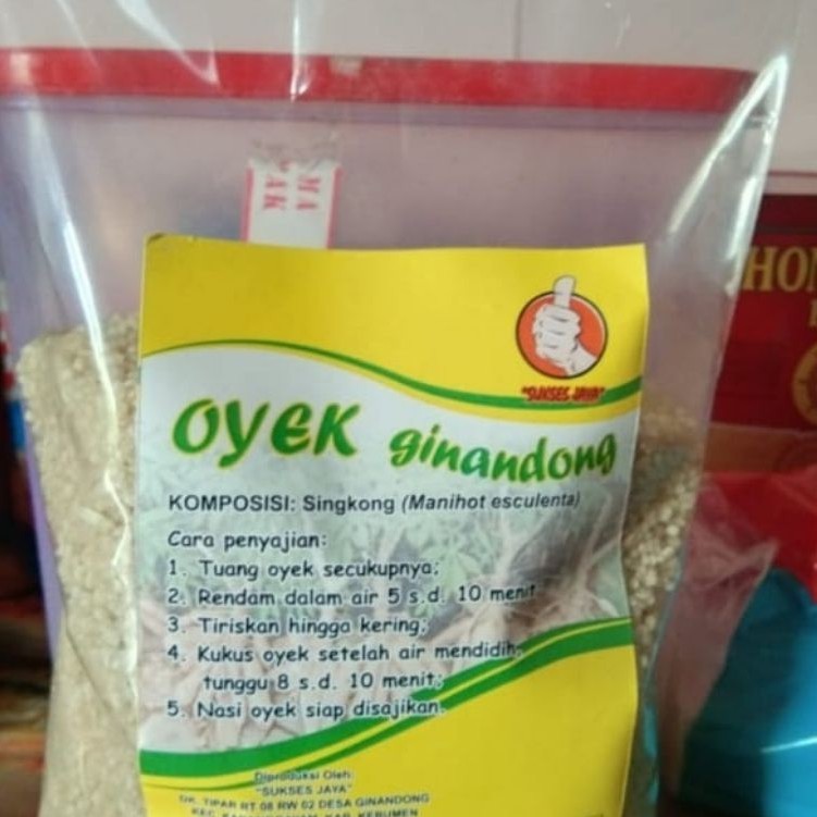

Beras oyek | Beras singkong | Beras Rendah Kalori