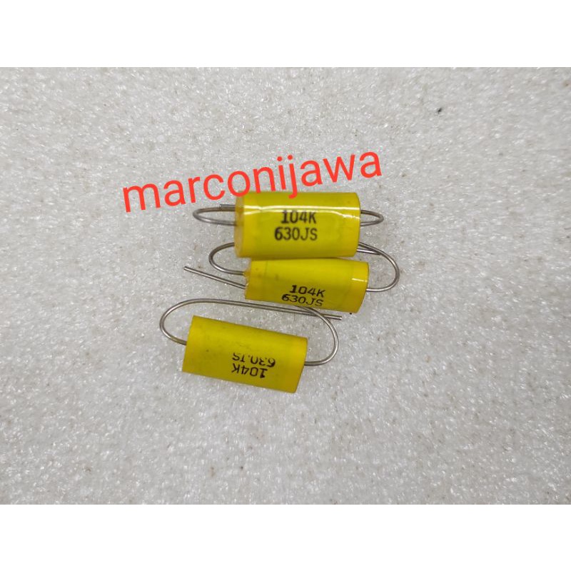 capasitor 104K 630V axial 0.1uf mea