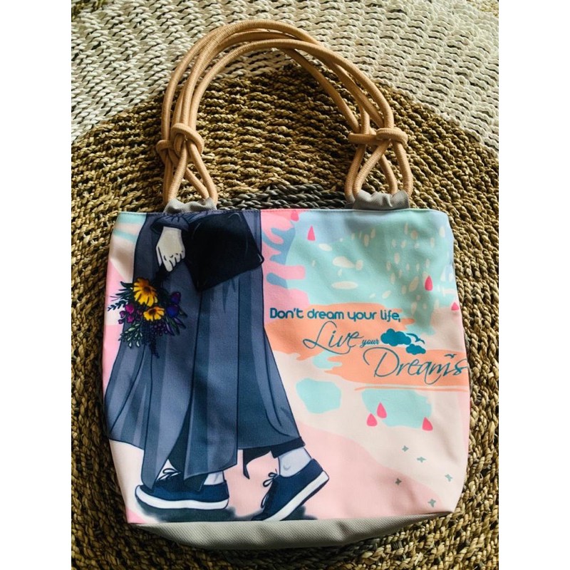 tas kanvas printing cantik