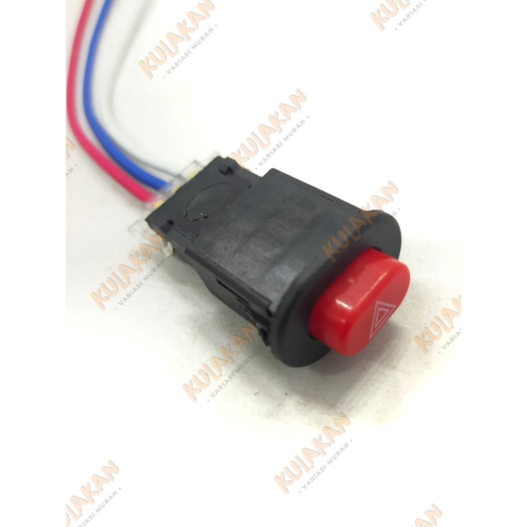 Saklar Tombol Switch On Off Universal Hazard Touring Push On Off Hazard Motor