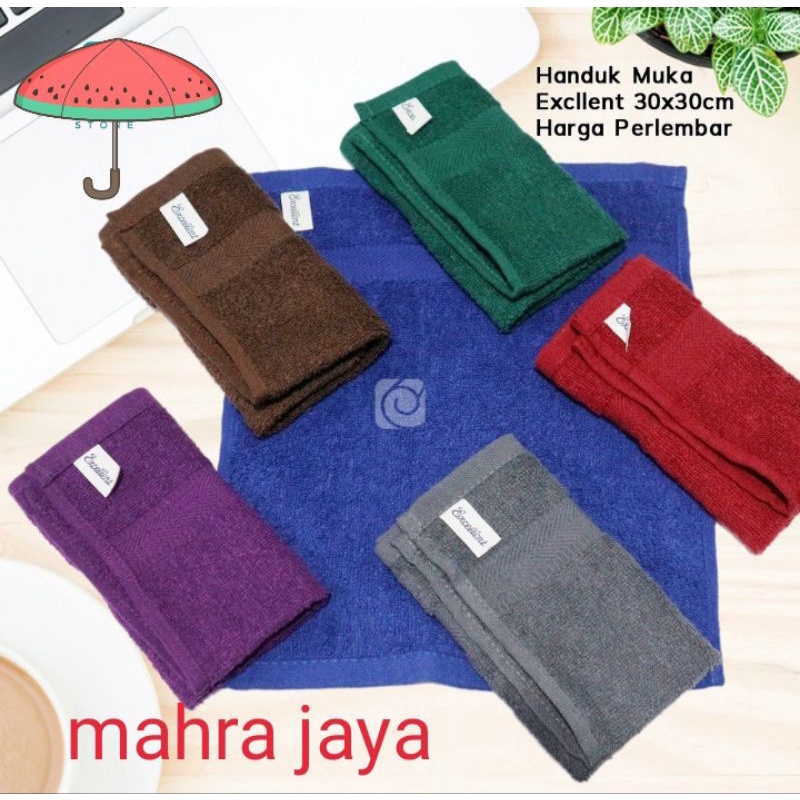 HANDUK MUKA-saputangan handuk-handuk kecil HOTELAN UK 30X30-32X32 CM TEBAL LEMBUT MENYERAP TERMURAH 