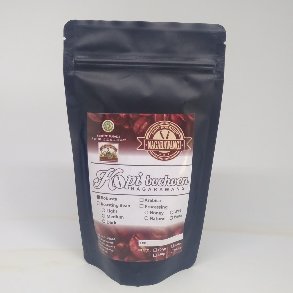 

Robusta Coffee Kopi Boehoen Nagarawangi Rancakalong 100 gram