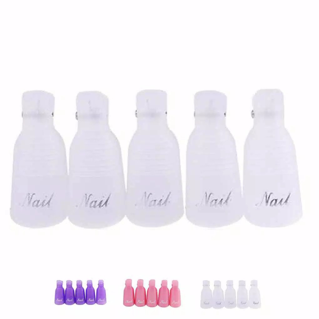 Soak off clip Uv Gel Nail Polish Remover Clippers/Clip Penghapus kutek