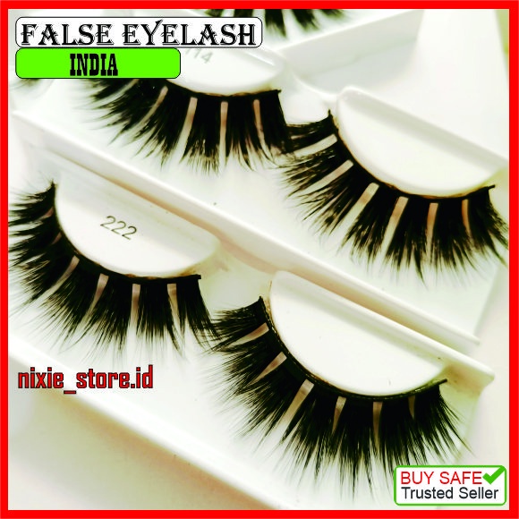 Bulu mata Fake Eyelash Palsu MINK INDIA Lembut DRAMATIS TEBAL HALUS Premium Bagus Murah Kualitas Export