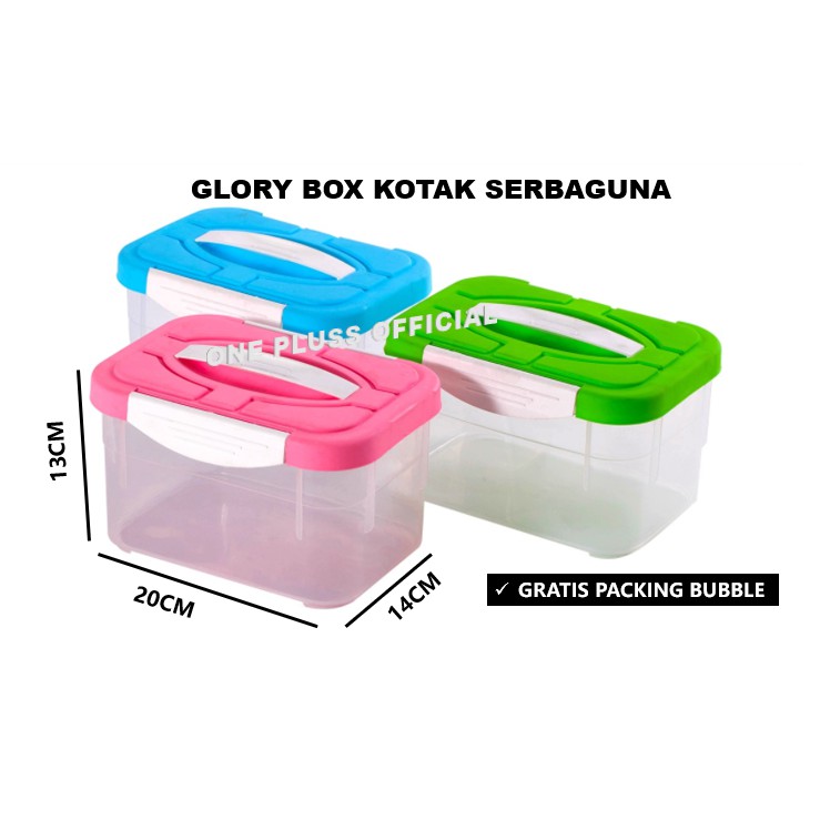 mini Container Glory Box Kotak Serbaguna/ Lunchbox Tempat Bekal Plastk/kotak box ulang tahun BPA FREE