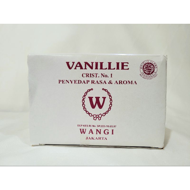 

Vanili W 1 box | Penyedap rasa & aroma | Vanili wangi vanili w