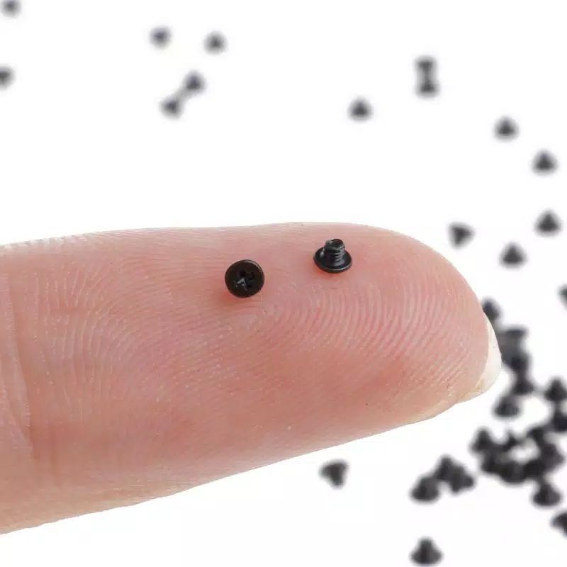 100 Pcs Baut Keyboard Laptop Pro Retina Air 13&quot; 15&quot; 17&quot; Inchi - Paket Sekrup 1 Set Screw