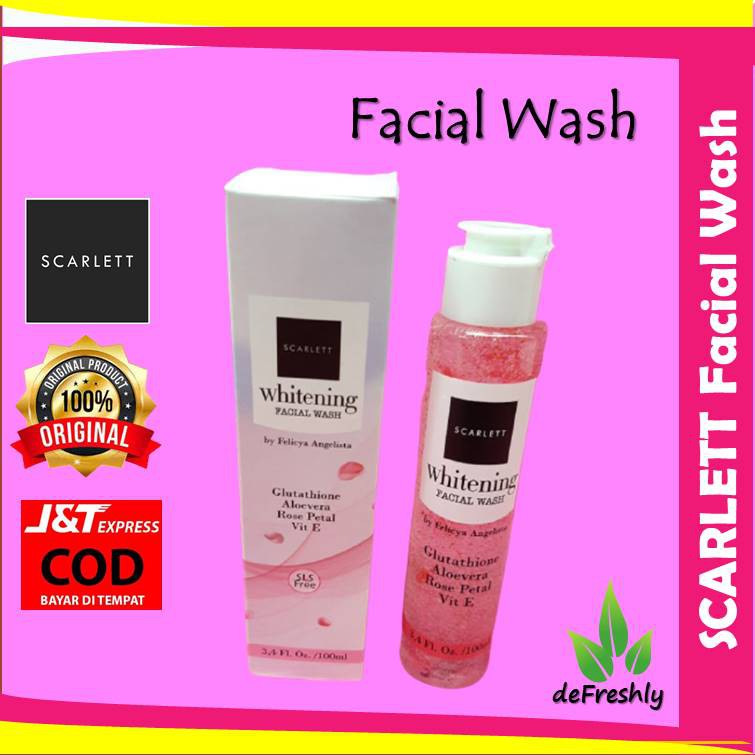 SCARLETT Brightening Facial Wash - Scarlet Whitening