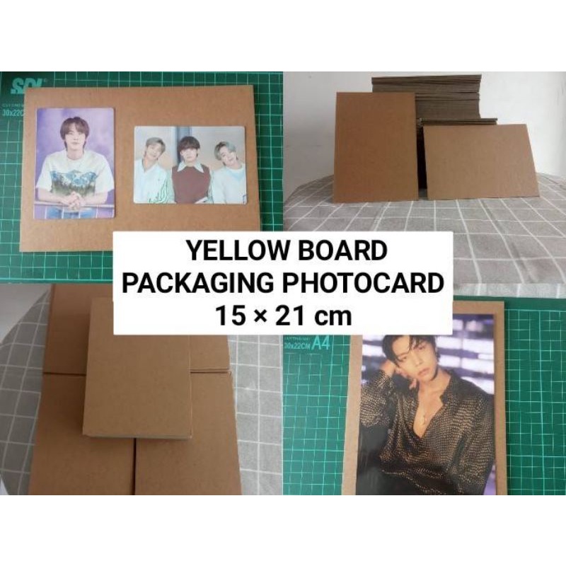 

Yellow Board Kertas Karton Tebal Packaging Photocard 15 × 21 cm A5 No. 30