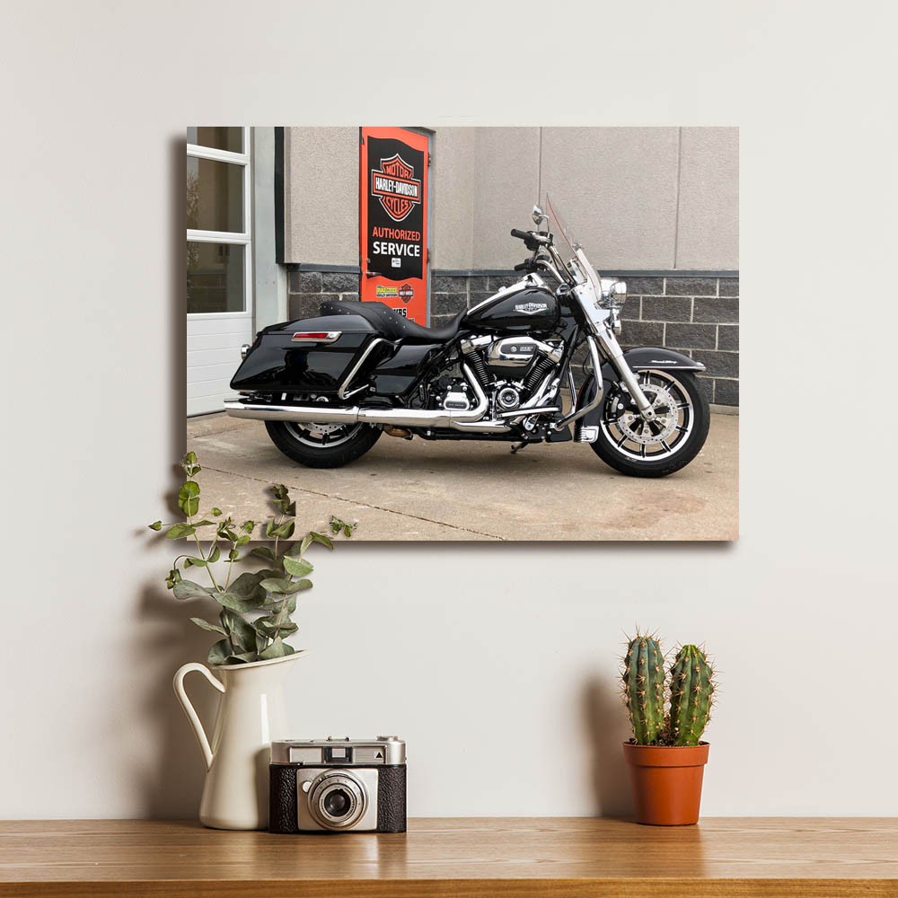 Poster HD Harley Davidson Road King Hiasan Pajangan Dinding Home Decor