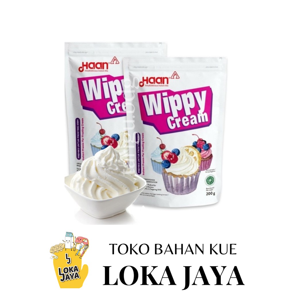 

WIPPY CREAM HAAN 200GR POUCH