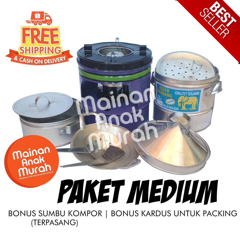 Paket Kompor Mainan  Mini Masak  Masakan  Anak Jadul 