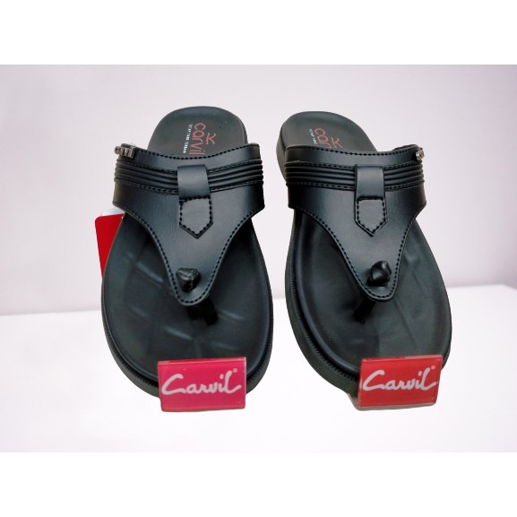  SANDAL  CARVIL  JUNO 04M WI19A027 HITAM SANDAL  PRIA  