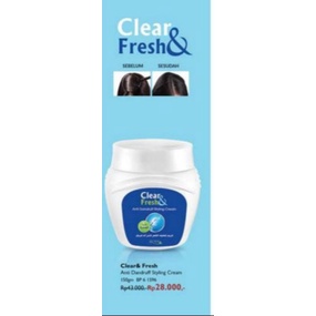 Clear & Fresh Shampoo Anti Ketombe dan Styling cream My Way