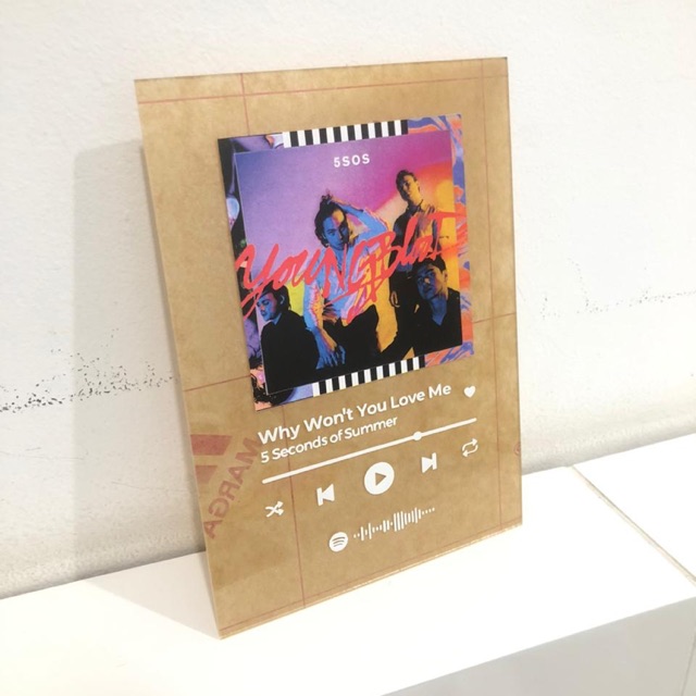 

Acrylic song cover (A5)