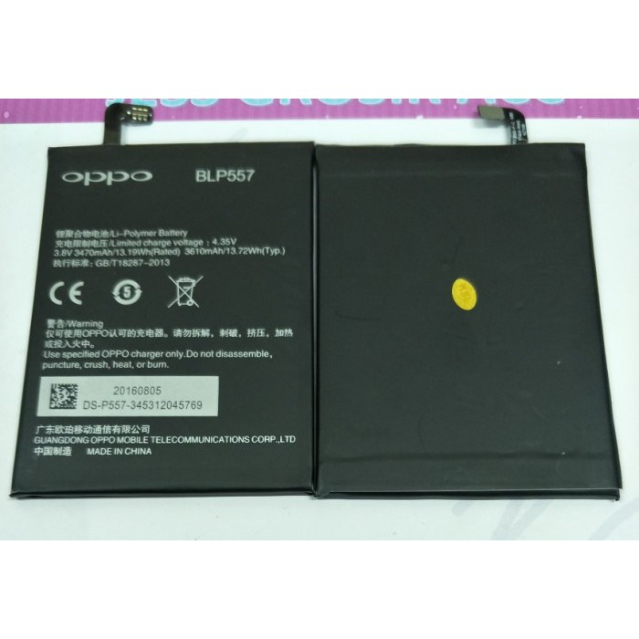 Battery Batre Baterai Oppo N1 N1T N1W BLP557 BLP-557 BLP 557