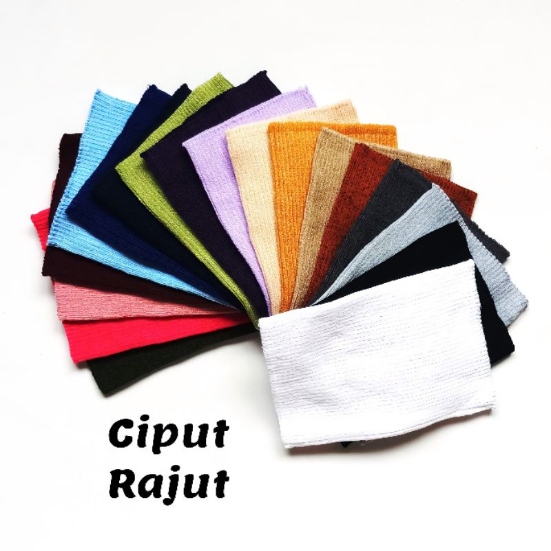 Bandana Ciput Rajut Warna Polos iner Bandana Rajut Dalaman Hijab Jilbab inner Kerudung  Muslimah Daleman 1 Warna BERKUALITAS OYAYA KOSMETIK PEKANBARU grosir ecer Riau