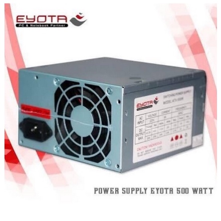 ITSTORE Power Supply PSU Eyota 500W Fan 12cm Besar psa