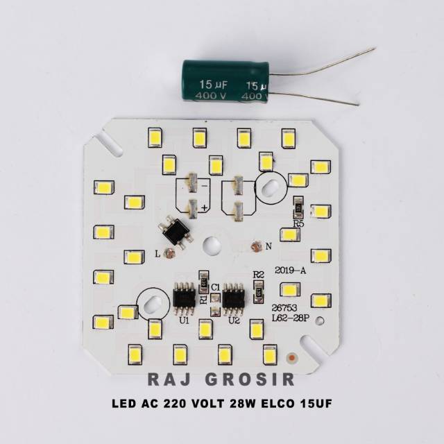 LED AC 28 Watt Elco 15 Uf