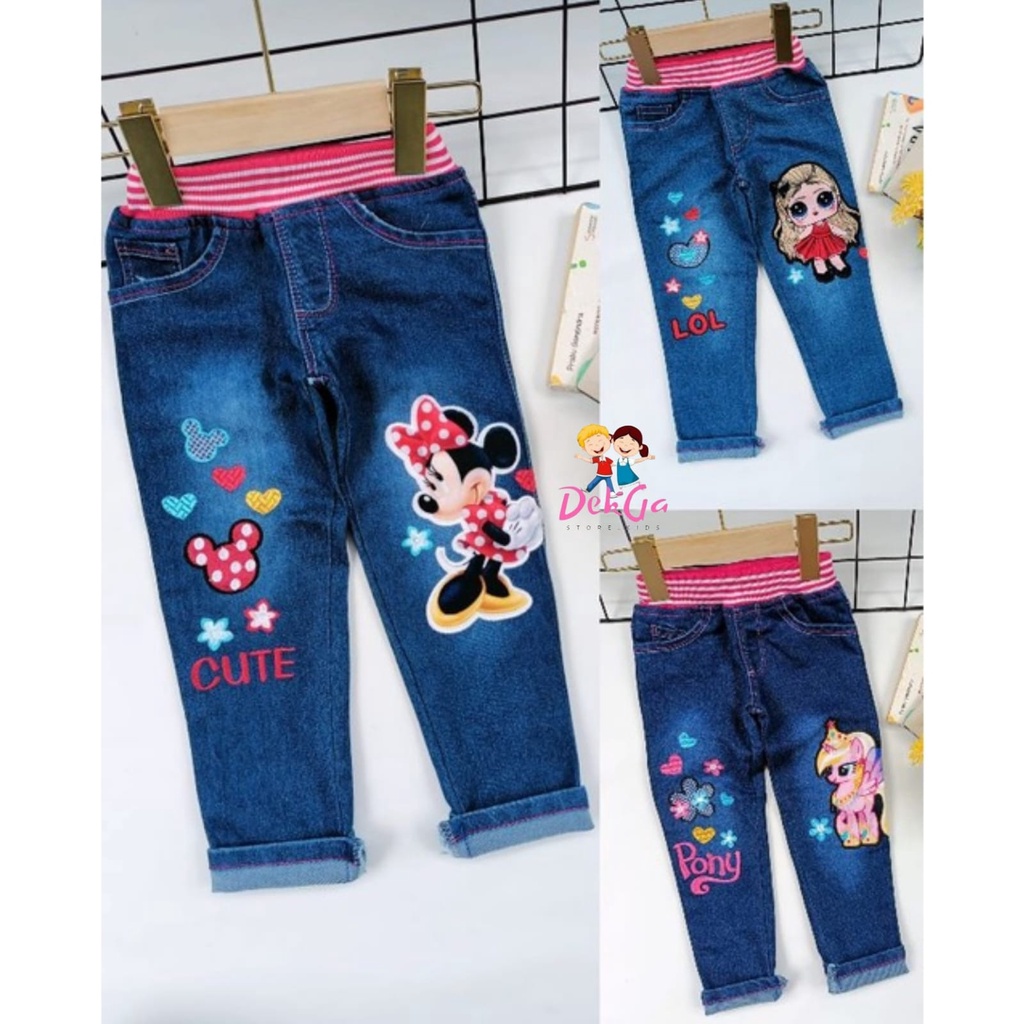 CELANA JEANS PANJANG nonled ANAK 1TH-13TH