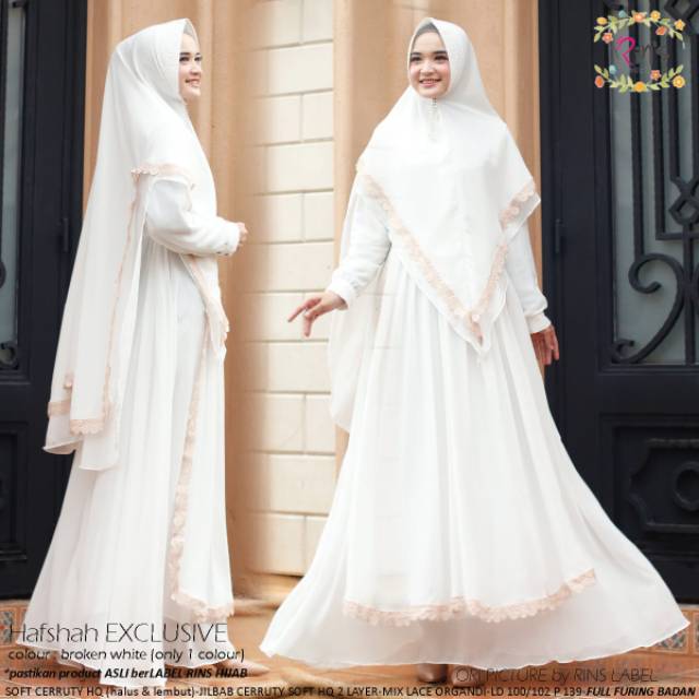 Hafsah exklusif syari ori rins