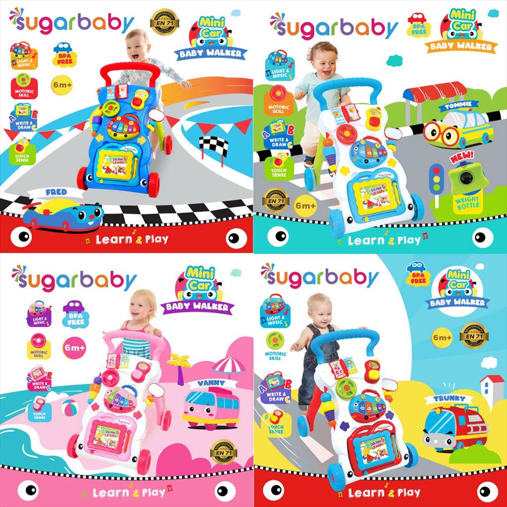 SugarBaby Mini Car push walker Sugar baby walker activity baby