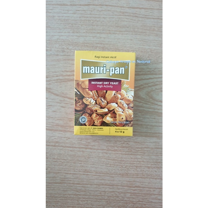 

rg201tg Mauripan Ragi / Mauripan Yeast 4 X 12 Gram Xz20X1Z11