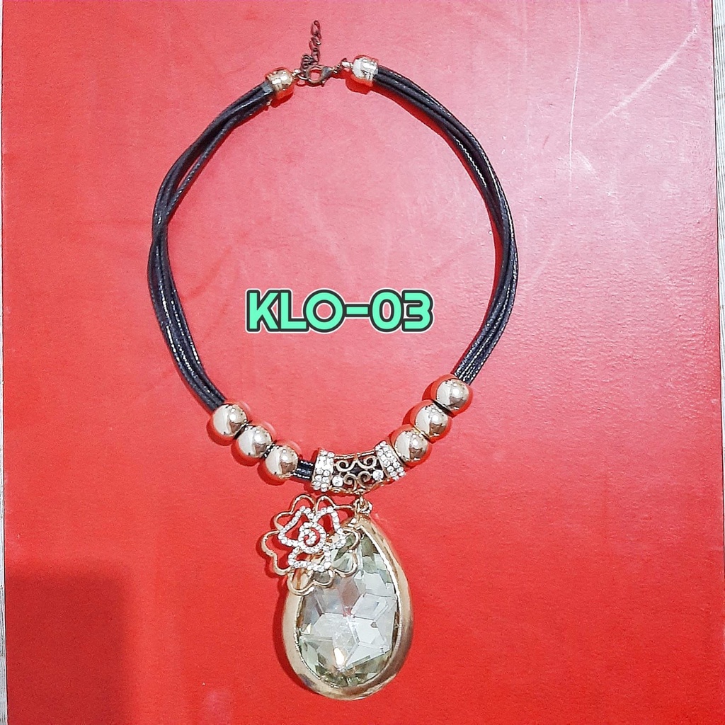 Kalung Diamond Vintage Pendant Full Diamond