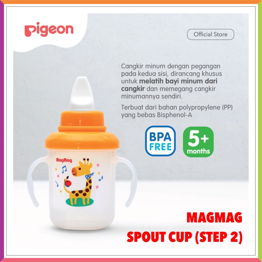 PIGEON MAGMAG ALL IN ONE SET TRAINNING CUP | BOTOL SUSU PIGEON | TRAINNING CUP SET