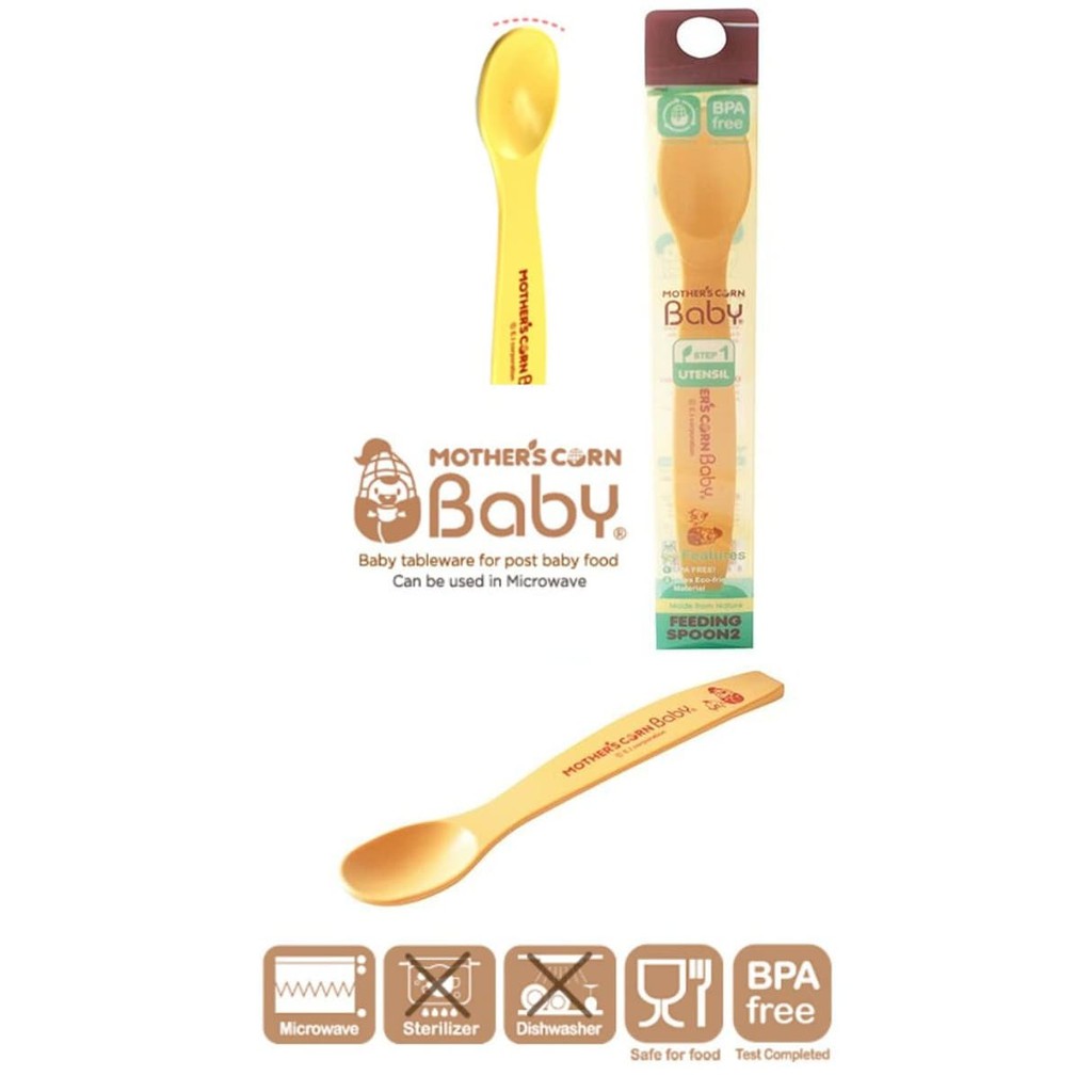 Sendok Makan Bayi Mother's Corn Feeding Spoon 2 436423