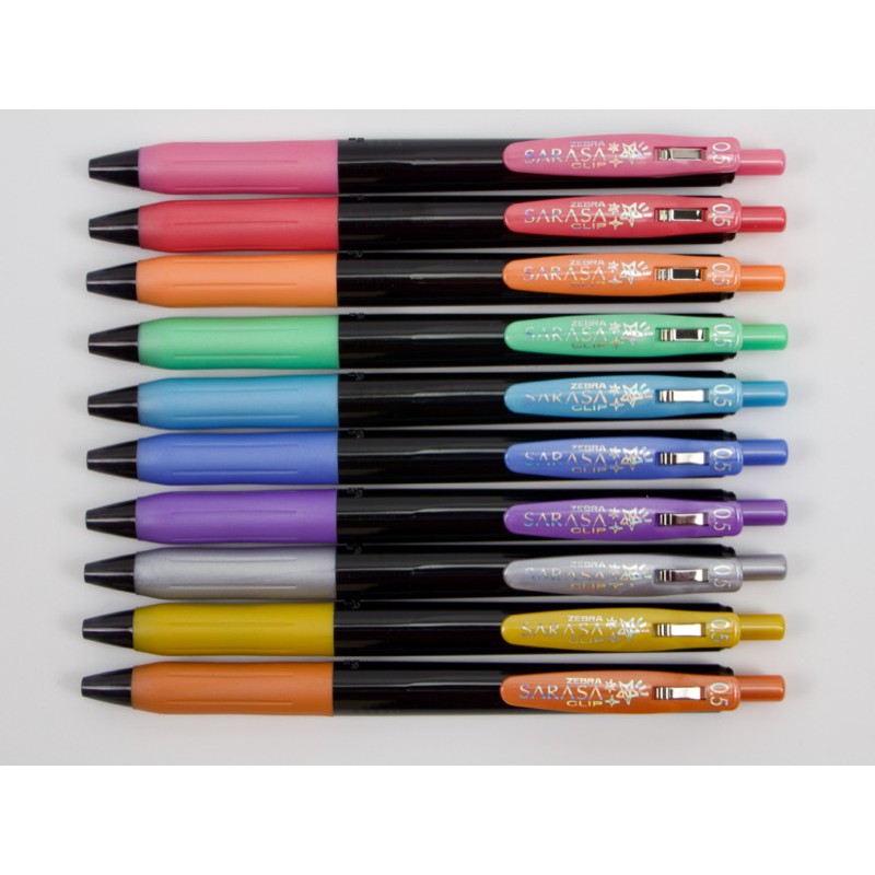 Zebra Sarasa Pulpen Gel Decoshine Color Series 0.5mm / Deco Shine Color Ballpoint Warna Lucu Unik-7
