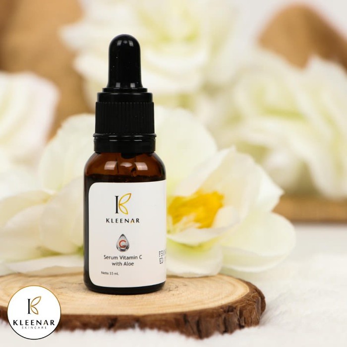 KLEENAR SKINCARE SERUM WAJAH WHITENING MENCERAHKAN KULIT WITH VIT C