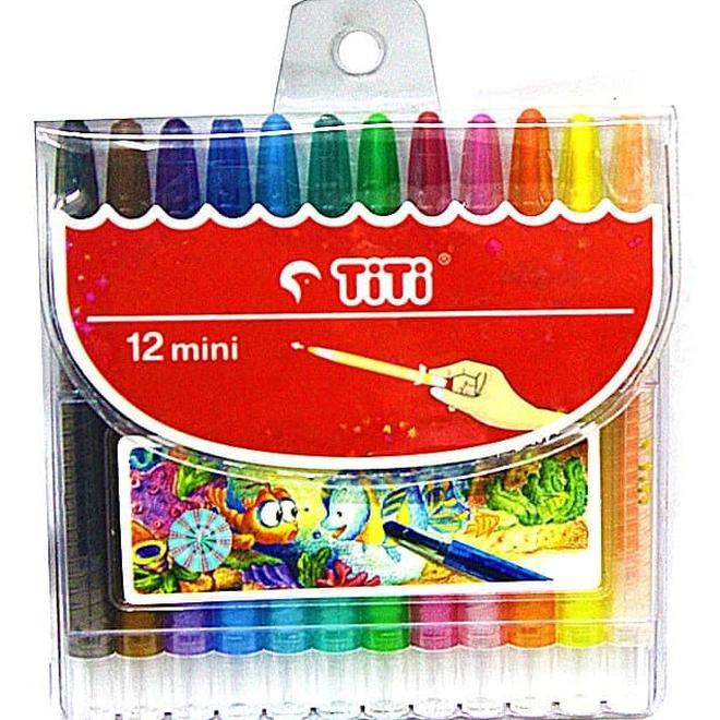 

Crayon Putar Titi Joyko / Rolling Mini 12 Warna