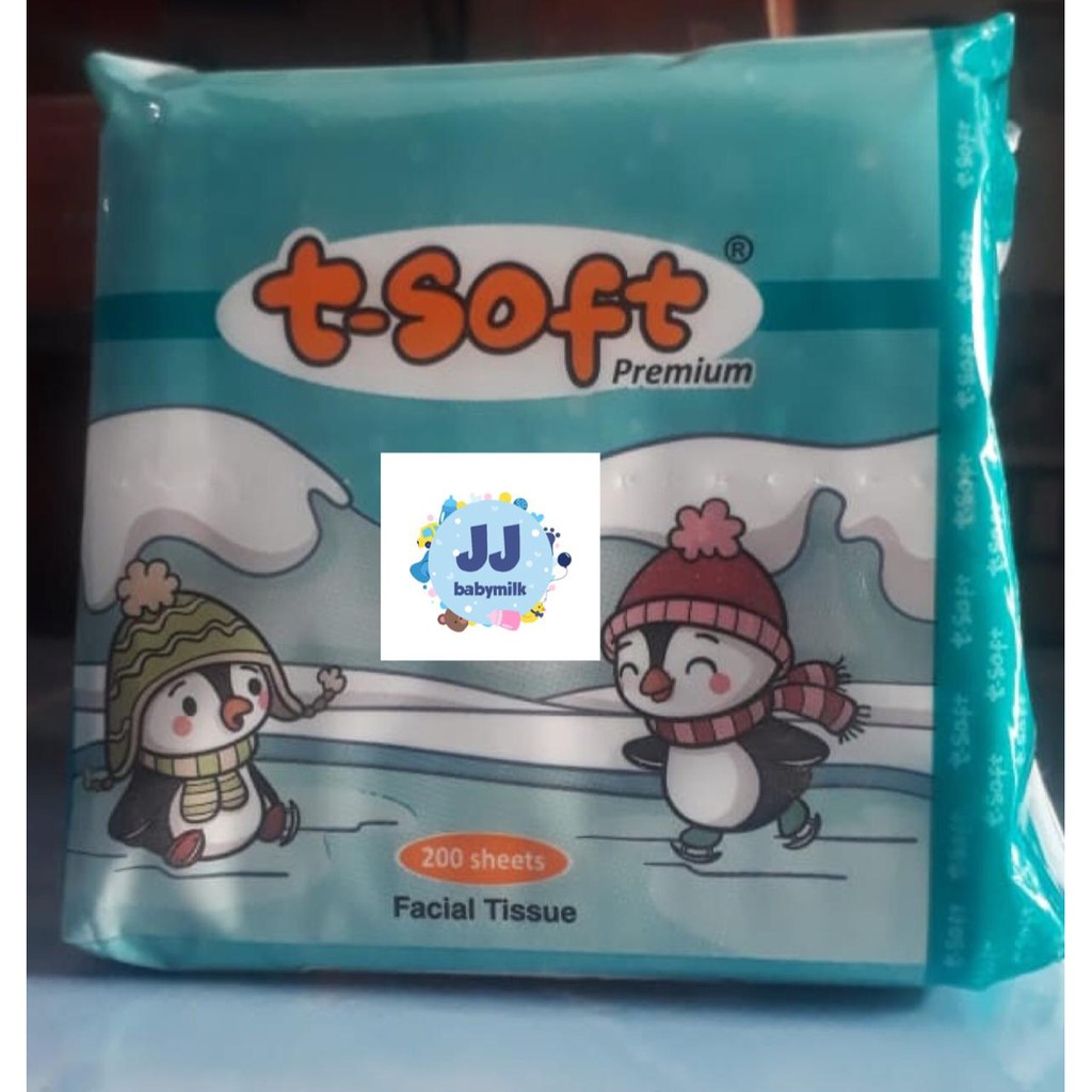 T-Soft Premium Pop Up Facial Tissue 200's