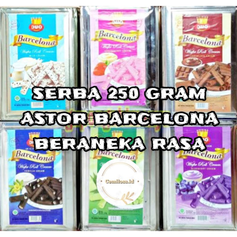 

COD Snack kiloan wafer stick astor mini Barcelona 170 gram | cemilan | makanan ringan