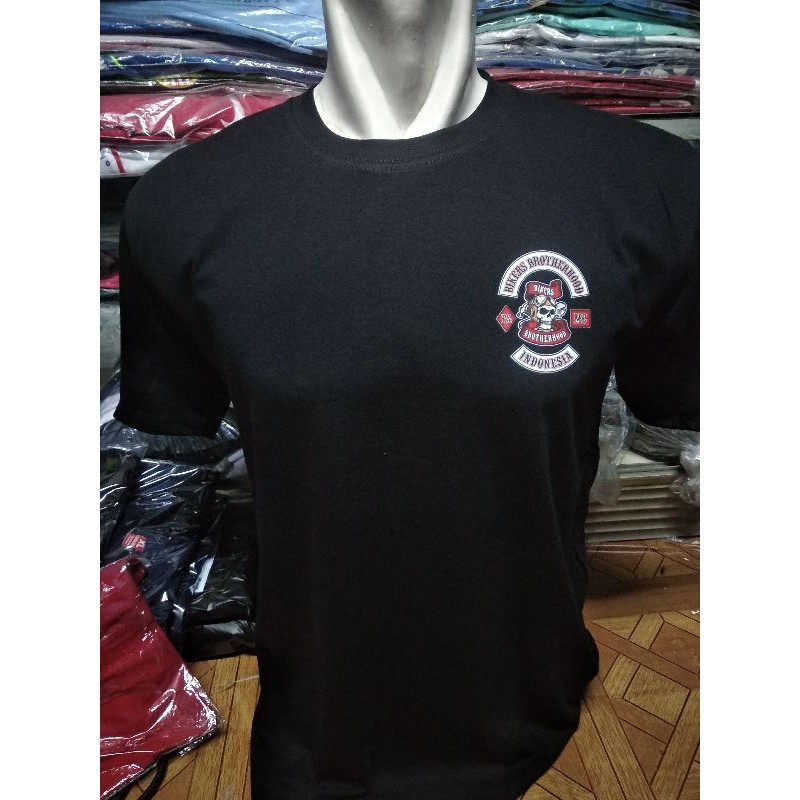 kaos/t-shirt bikers brotherhood (sablon DTF )