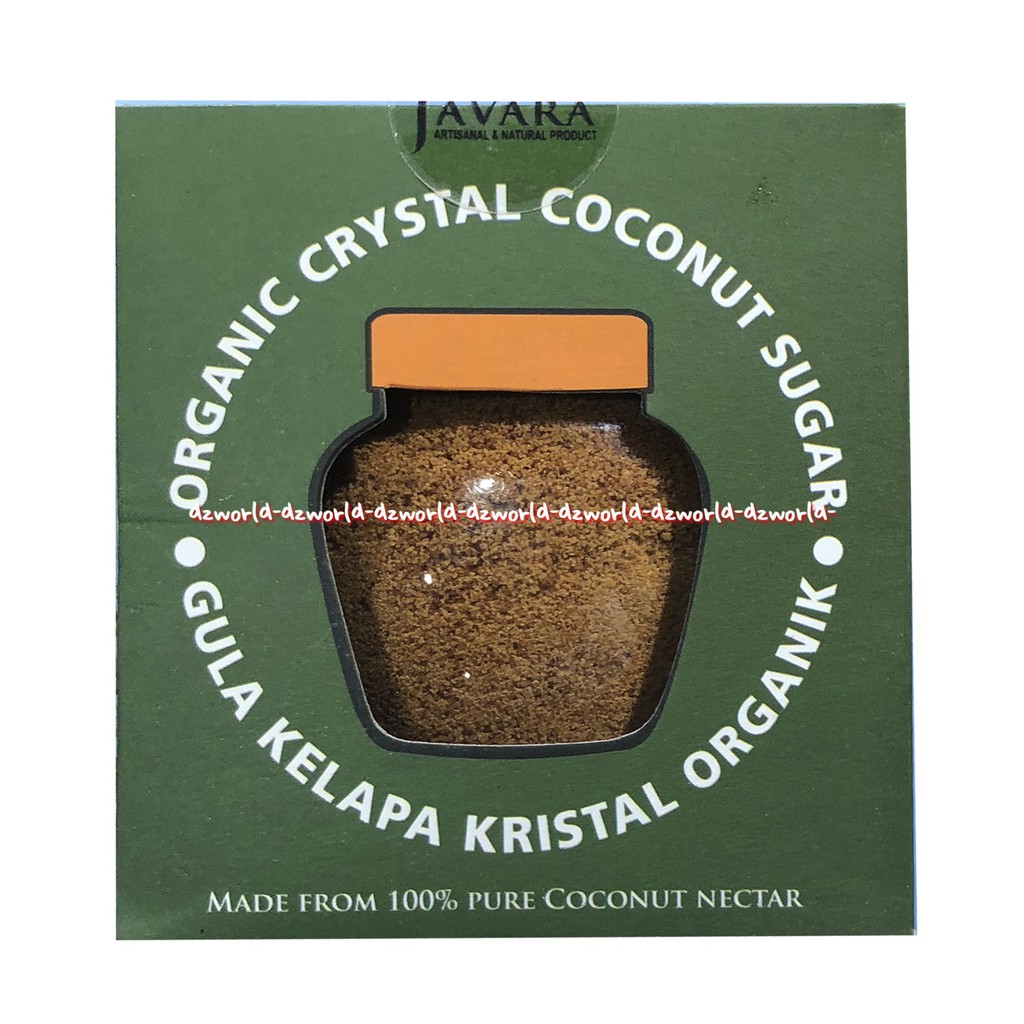 Javara Organic Crystal Coconut Sugar Gula Kelapa Kristal 250gr Pemanis Alami