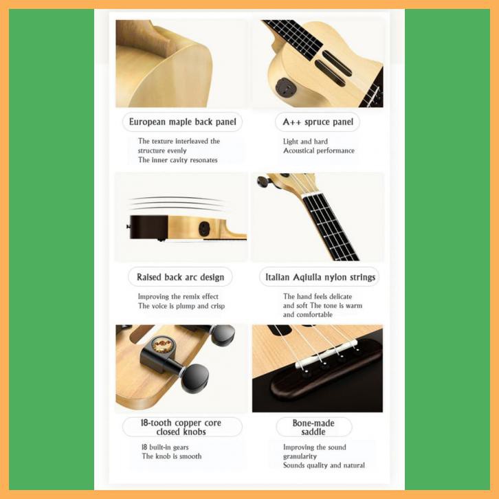 ORIGINAL XIAOMI POPULELE U1 SMART UKULELE GITAR PINTAR